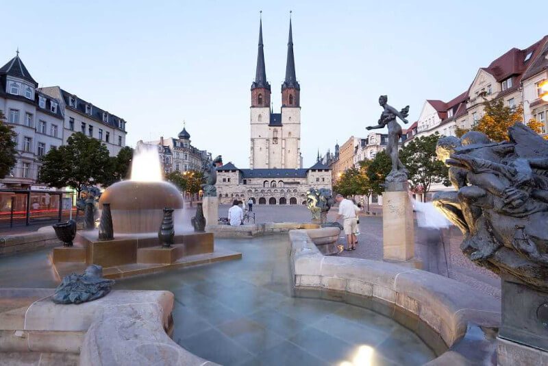 Halle Saale Handel City
