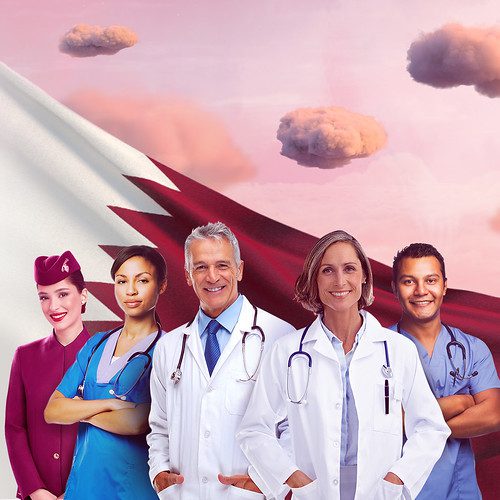 qatar airways travel medical professionals doha