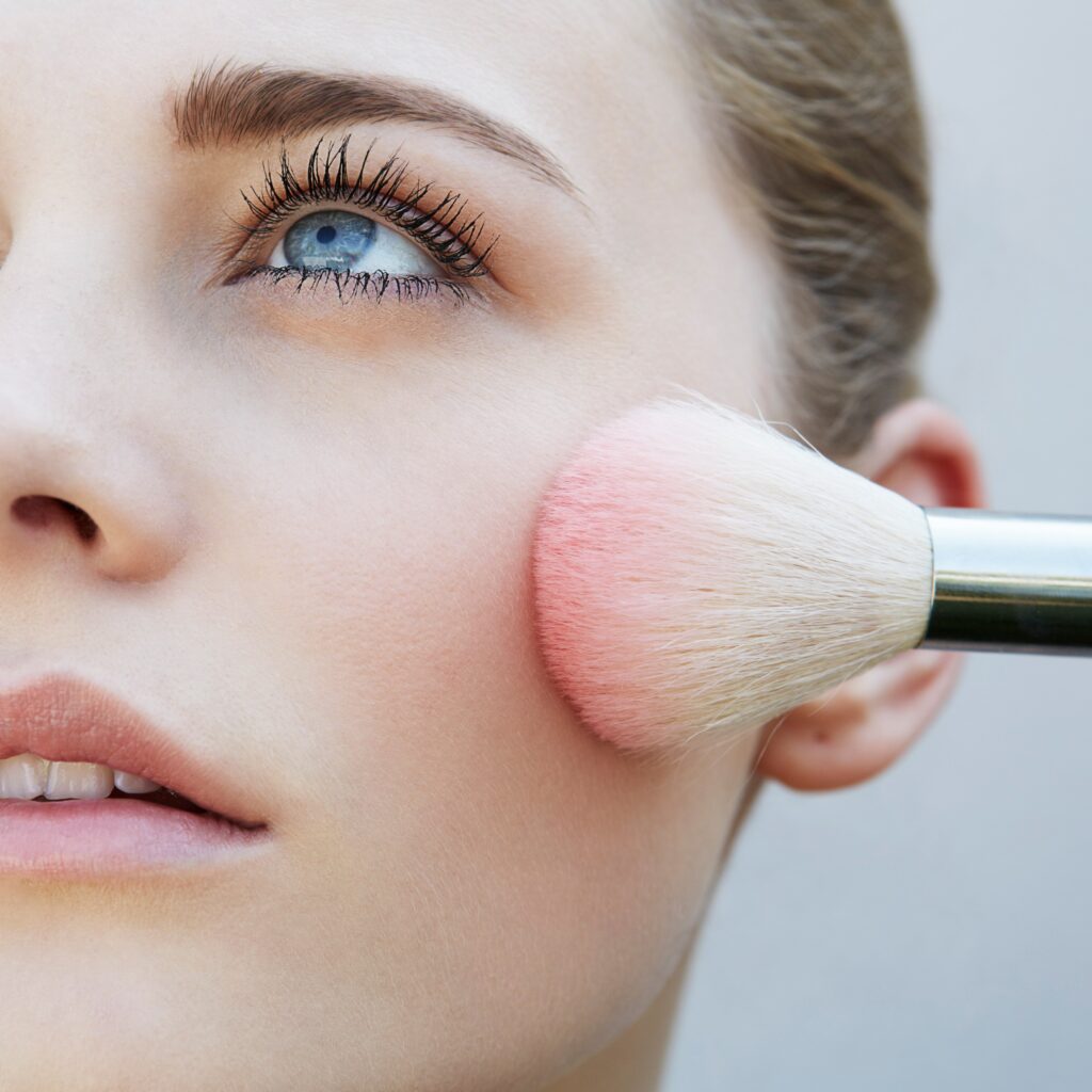 Blush make up zoom meeting