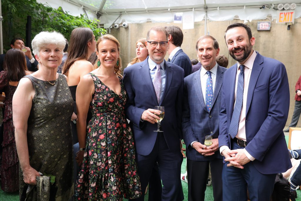 Community Relations Manager Liz Daly, Deputy Director for External Affairs Tia Chapman, Manhattan Borough President Mark Levine, Anna-Maria and Stephen Kellen Director Ian Wardropper, and New York City Council Member Keith Powers