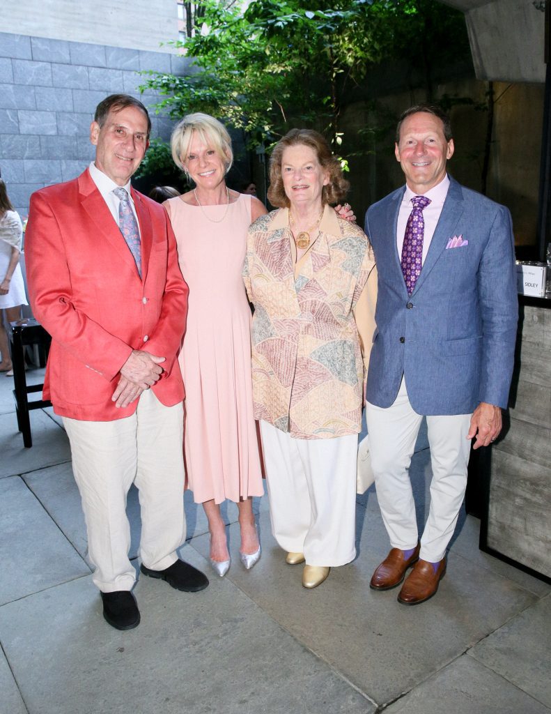Anna-Maria and Stephen Kellen Director Ian Wardropper, Martha Loring, Helen Clay Chace, and John Durocher