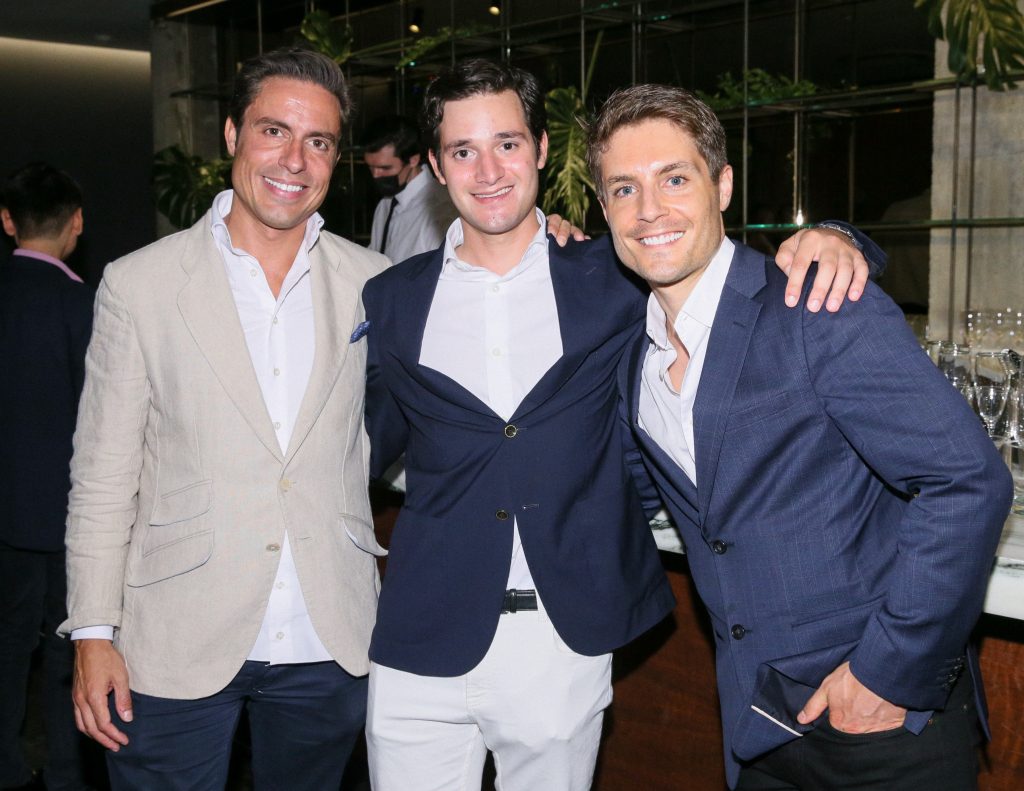 Simon Navarro, William Rosenberg, and David Roll. Photo: Matteo Prandoni/BFA.com