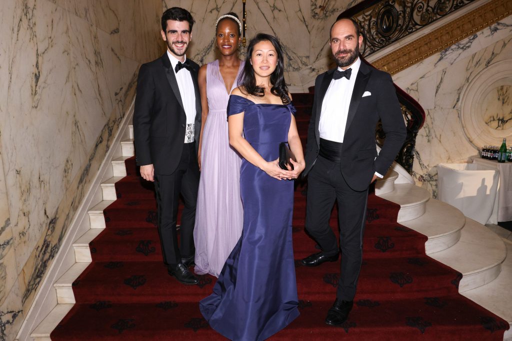 Assistant Curator of Sculpture Giulio Dalvit, Assistant Curator of Decorative Arts Marie-Laure Buku Pongo, Curator Aimee Ng, and Deputy Director and Peter Jay Sharp Chief Curator Xavier F. Salomon; photo: Matteo Prandoni/BFA.com