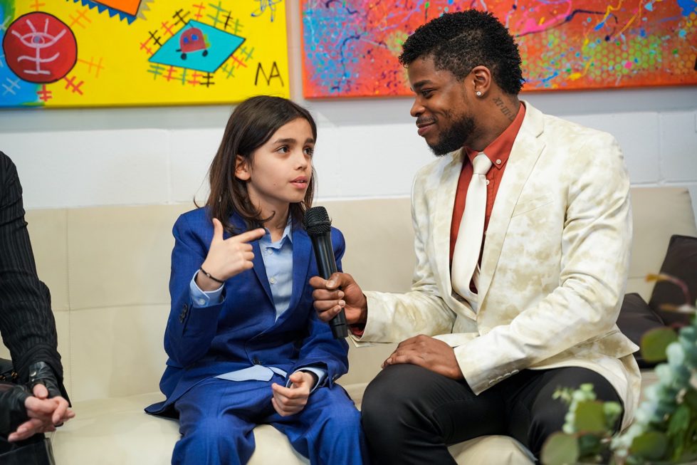 Mikail Akar, Sharif Sinclair (Photo Credit: Sean Zanni for PMC/Getty Images)