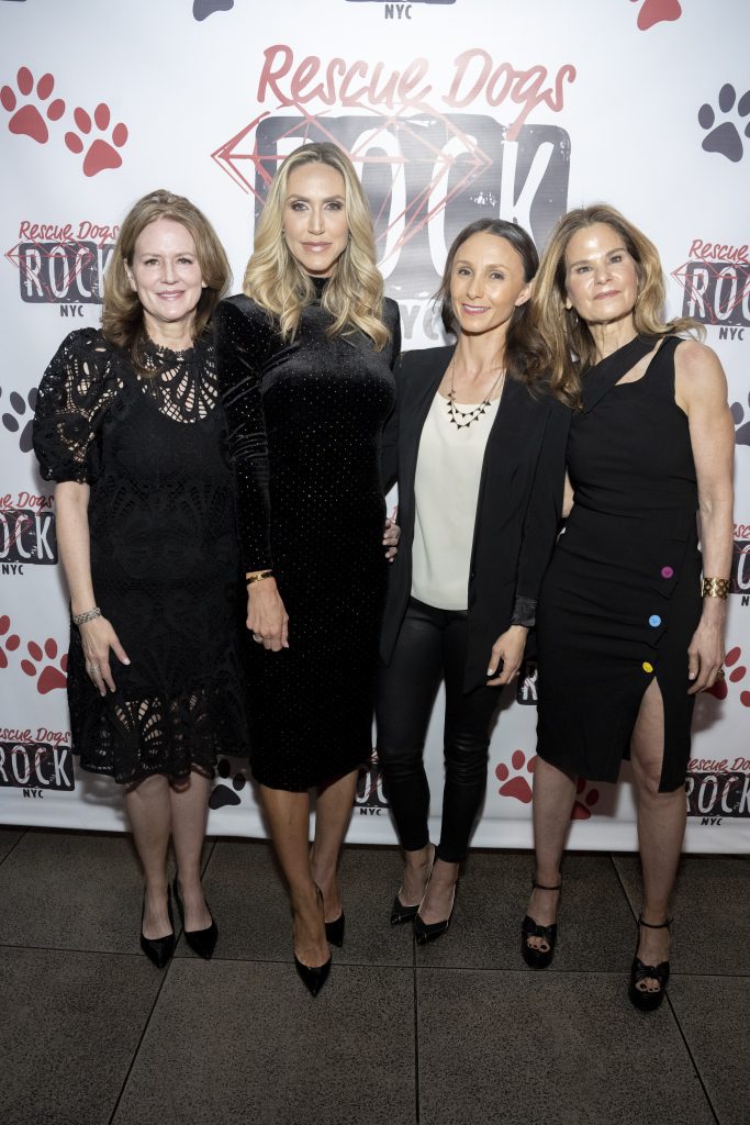 Jackie O’Sullivan, Lara Trump, Georgina Bloomberg and Stacey Silverstein attend Rescue Dogs Rock NYC Cocktails for Canines at Versa on May 2, 2023 in New York. (Photo by Michael Ostuni/PMC/PMC)