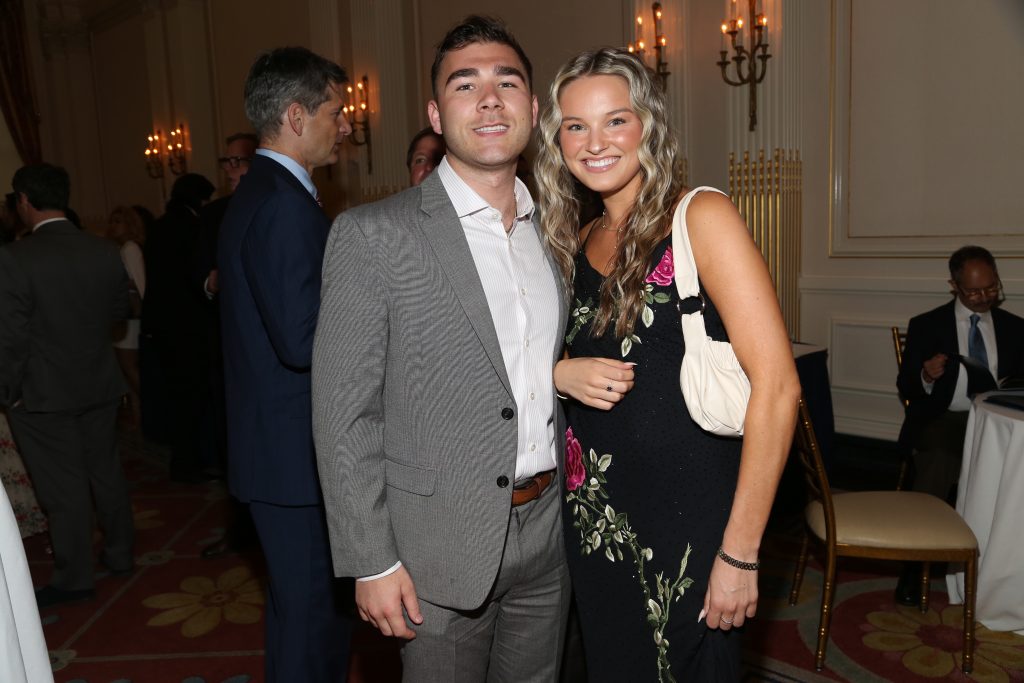 Conor Wall and Morgan Pitek attend International Friends of Festival Verdi Spring Gala