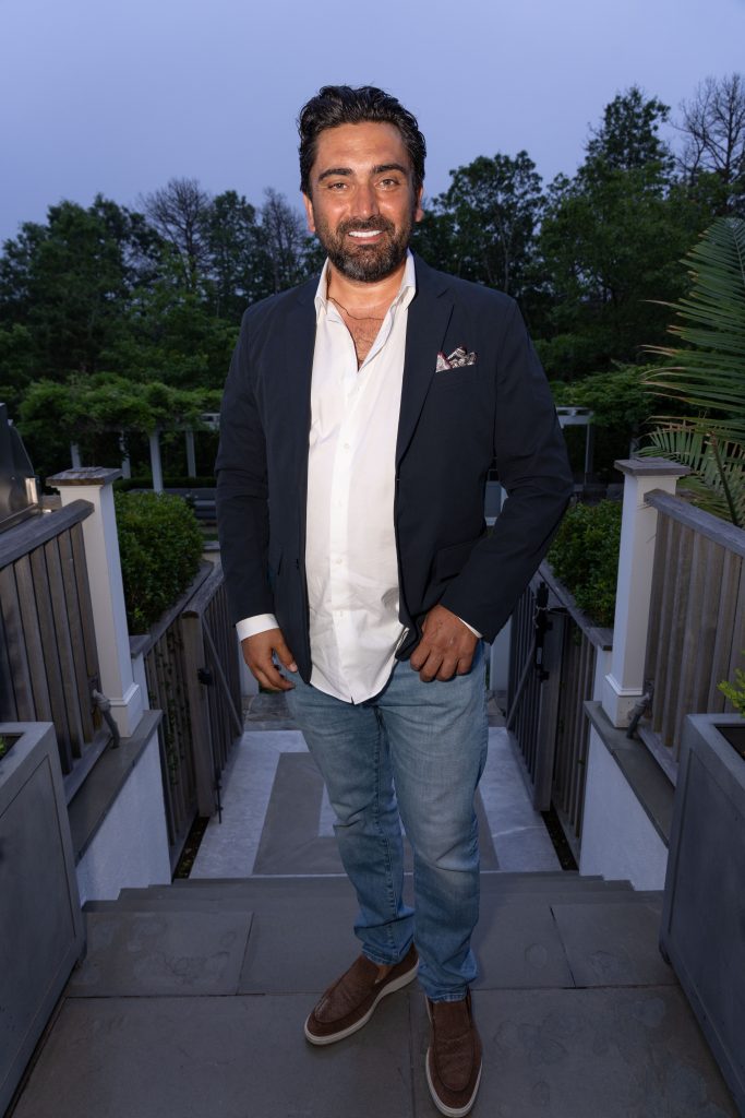 Cagri Kanver attends Evening With Diana Cochran for Francesco's Foundation in Water Mill