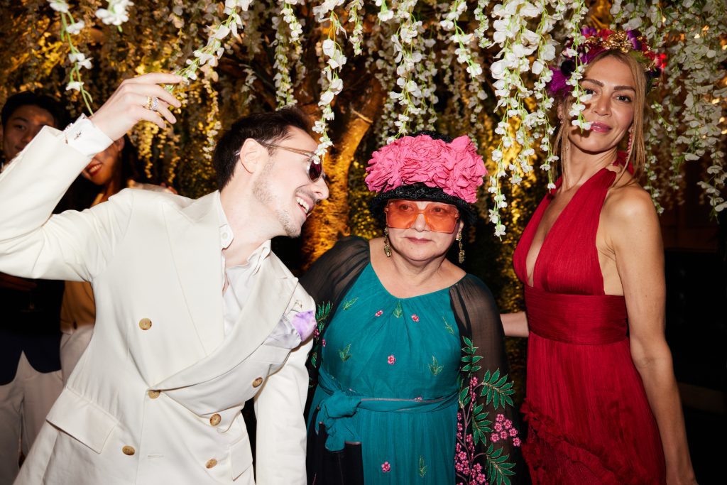 Davide Stefanacci, Av Marc, and Reem Abasi. Photo: George Koelle