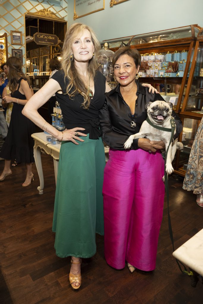 Karen Floyd and Maribel Lieberman attend Elysian  DRC Ventures Invite You To Coffee 