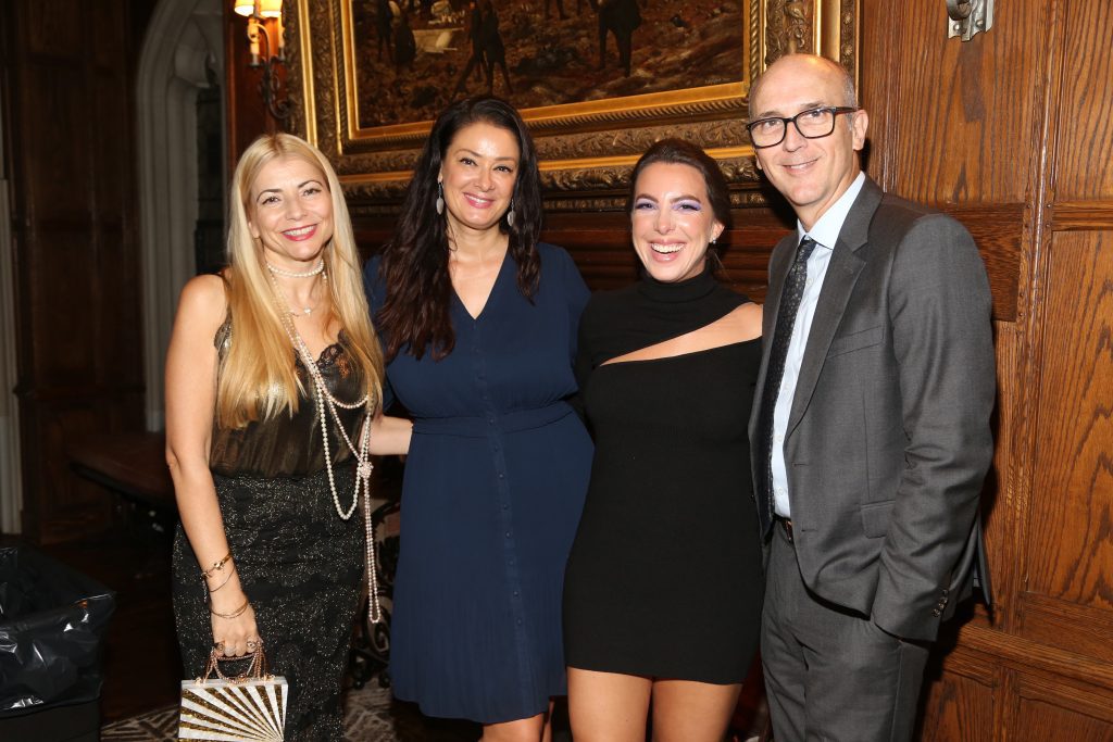 Ana Martins, Tijana Ibrahimovic, Vanessa Gordon and Scott French attend Lifeline New York Benefit Dinner
