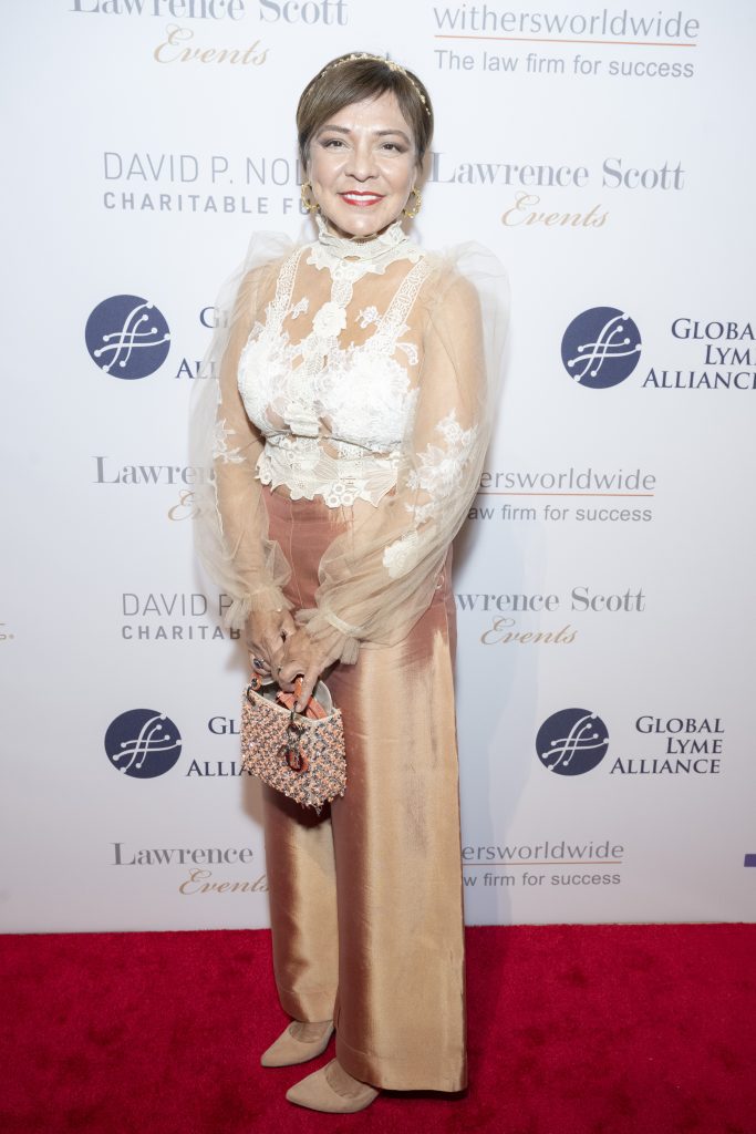 Mirabel Lieberman attends The Global Lyme Alliance GLA Gala at Cipriani 42nd Street on October 12, 2023 in New York.