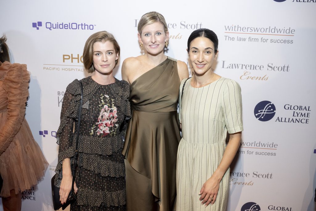 Lindsay Keys, Laura Mac Neill and Daria Lombroso attend The Global Lyme Alliance at Cipriani 42nd Street on October 12, 2023 in New York. (Photo by Michael Ostuni/PMC) 