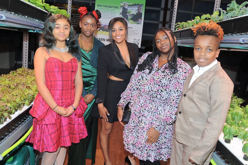 Alisha Antonetti, Sanniyah Watson, Ariana DeBose and Namar Antoine attend the-teens-for-food-justice