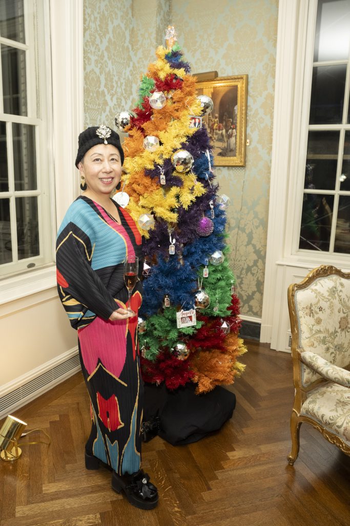 Noel Xie attends Jean Shafiroff Hosts Holiday Party In Honor Of Candace Bushnell at Private Residence on December 20, 2023 in New York. (Photo by Michael Ostuni/PMC/PMC)