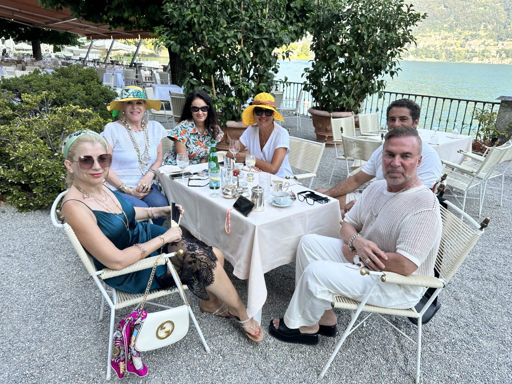 Ana Martins, Loris Diran, Atalita Morais, Lake Como, Villa D'Este, Palazzo Rosati