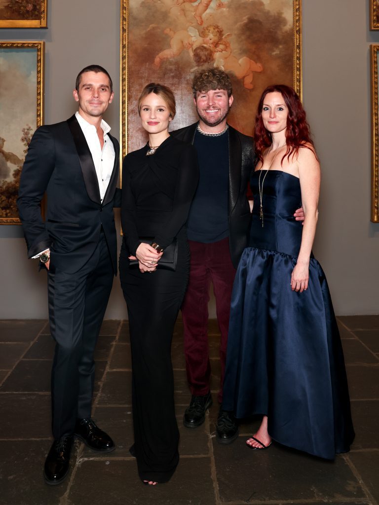 Antoni Porowski, Event Chair Dianna Agron, Timo Weiland, and Associate Director of Marketing and Visitor Experience Alexis Light. Photo: Carl Timpone/BFA.com Midnight on Madison