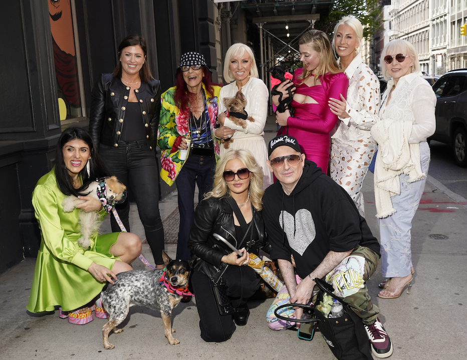 Lara Eurdolian, Chloe Melas, Patricia Field, Margaret Joseph, KhrystyAna, Lexi Barbuto, Marge Sr., Orfeh and Designer James Suozzi. Photo by Jennifer Graylock-Graylock.com