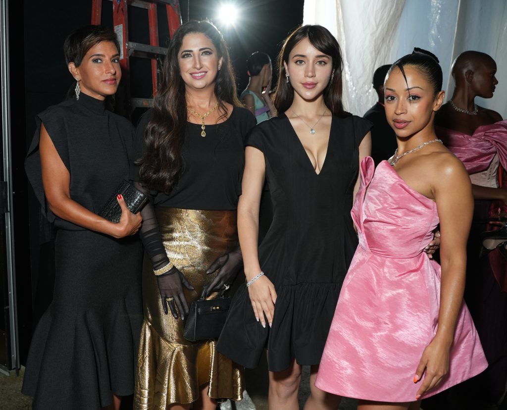Deena Aljuhani Abdulaziz, Chagit attend Bach Mai Spring/Summer 2025 NY Fashion Week Show at Chelsea Factory on September 08, 2024 in New York City. Photo by Sean Zanni/Getty Images
