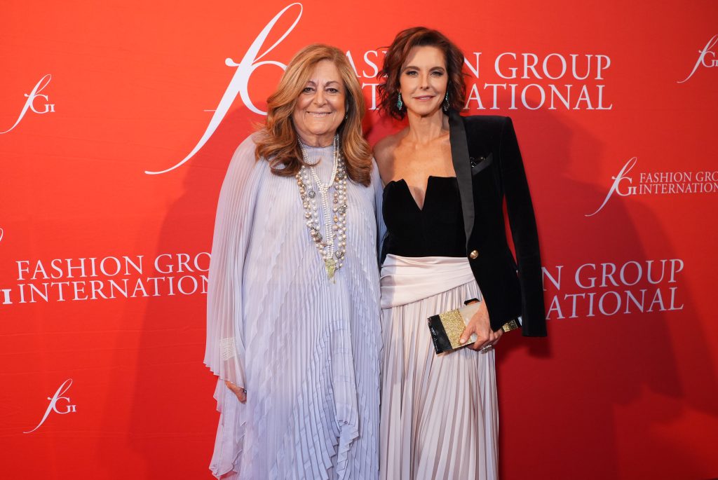 Fern Mallis and Stephanie Ruhle attend the Fashion Group International's 40th Night of Stars at The Plaza Hotel on October 15, 2024 in New York City. (Photo by Sean Zanni/Patrick McMullan via Getty Images)