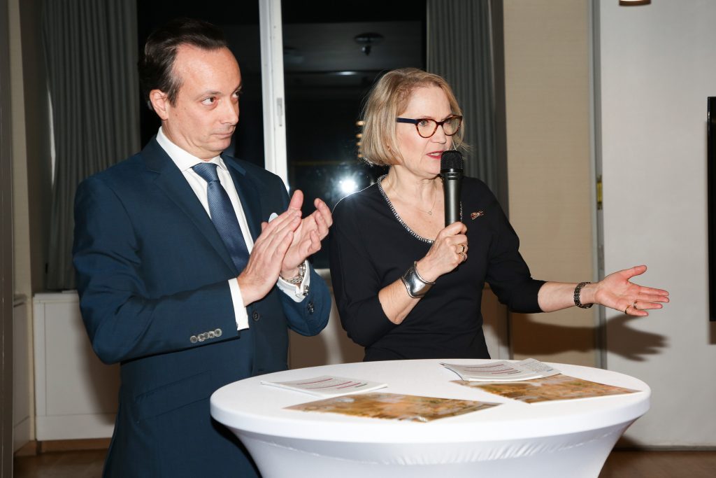 Quadrille Cocktail Reception JB Kresser, Irmintraud Jost