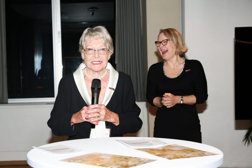 Barbara Elling, Irmintraud Jost Quadrille Cocktail Reception