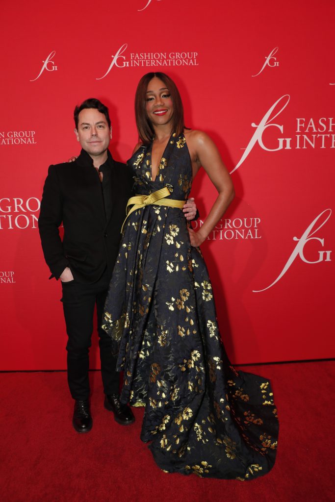 Cyril Verdavainne and Tiffany Haddish at the FGI Rising Star Award
