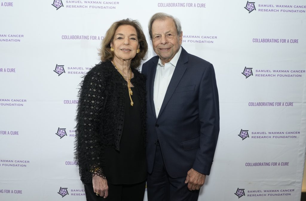 Marion Waxman and Dr. Samuel Waxman attend The Waxman Luncheon Honoring Philanthropist Susan Pernick