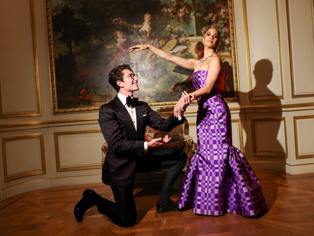 Benefit Chairs Laurence Ross Milstein and Misty Copeland; photo: Matteo Prandoni/BFA.com The 2025 Young Fellows Ball